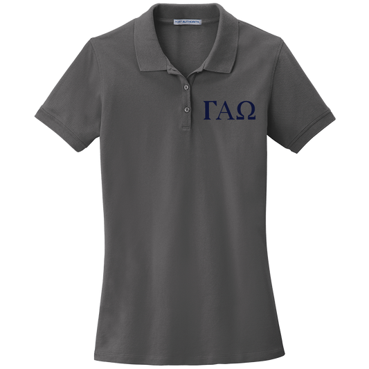 Gamma Alpha Omega Ladies' Embroidered Polo Shirt