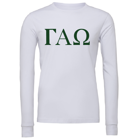 Gamma Alpha Omega Lettered Long Sleeve T-Shirts