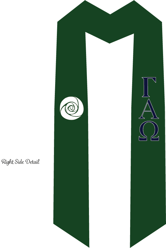 Gamma Alpha Omega Graduation Stoles