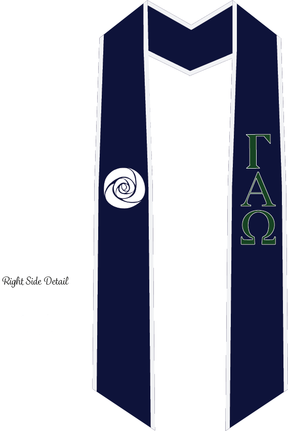 Gamma Alpha Omega Graduation Stoles