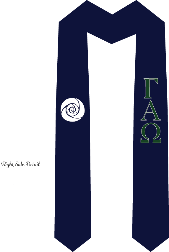Gamma Alpha Omega Graduation Stoles