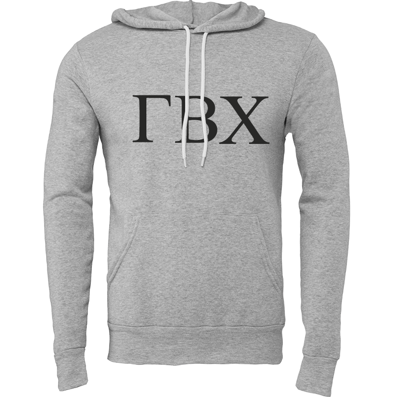 Gamma Beta Chi Lettered Hoodie Sweatshirts