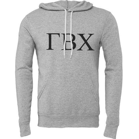 Gamma Beta Chi Lettered Hoodie Sweatshirts