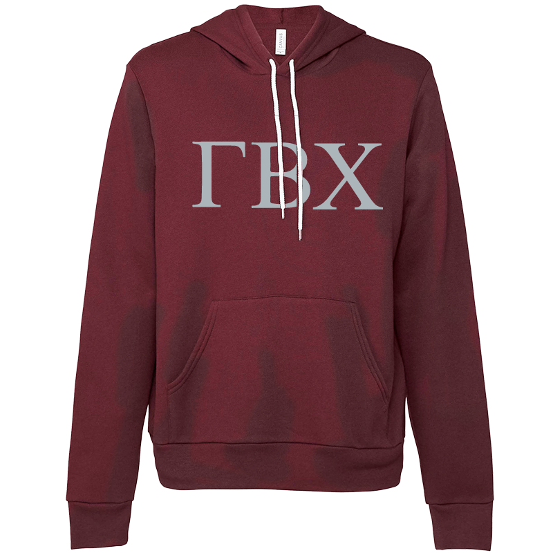 Gamma Beta Chi Lettered Hoodie Sweatshirts