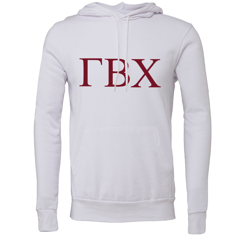 Gamma Beta Chi Lettered Hoodie Sweatshirts