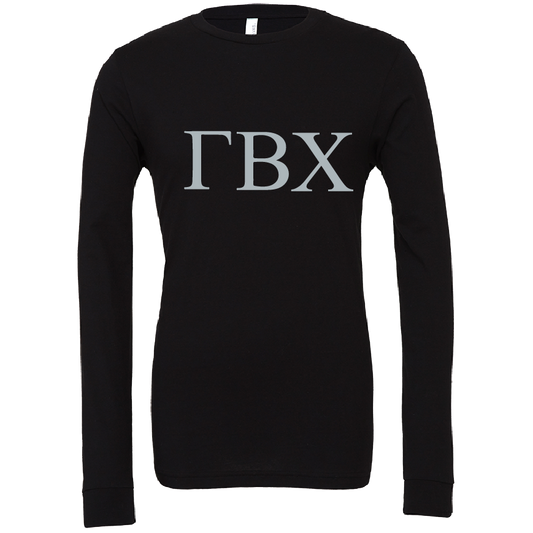 Gamma Beta Chi Lettered Long Sleeve T-Shirts