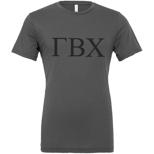 Gamma Beta Chi Lettered Short Sleeve T-Shirts