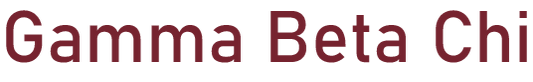 Gamma Beta Chi Stickers