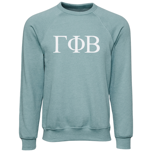 Gamma Phi Beta Lettered Crewneck Sweatshirts