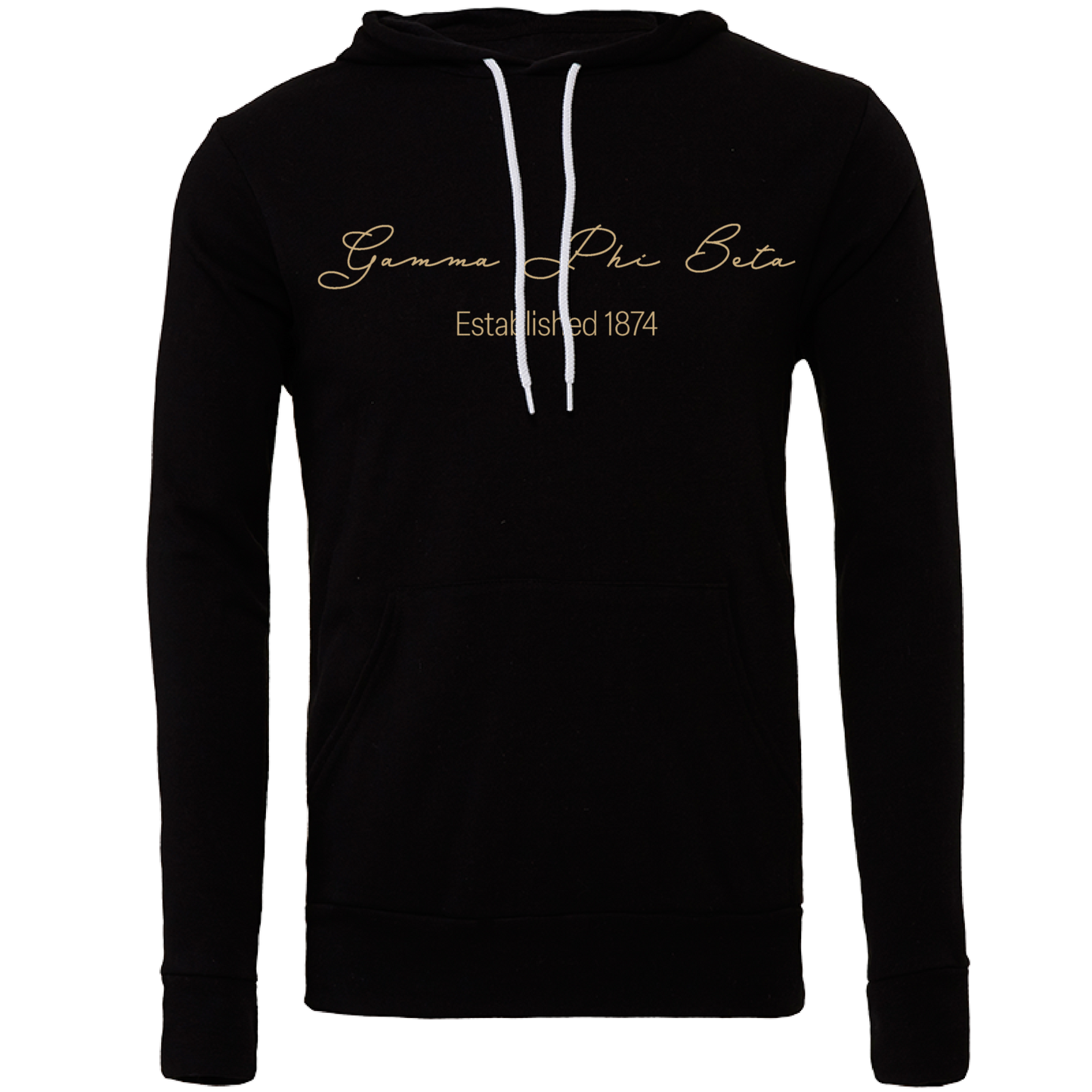 Gamma Phi Beta Embroidered Scripted Name Hooded Sweatshirts