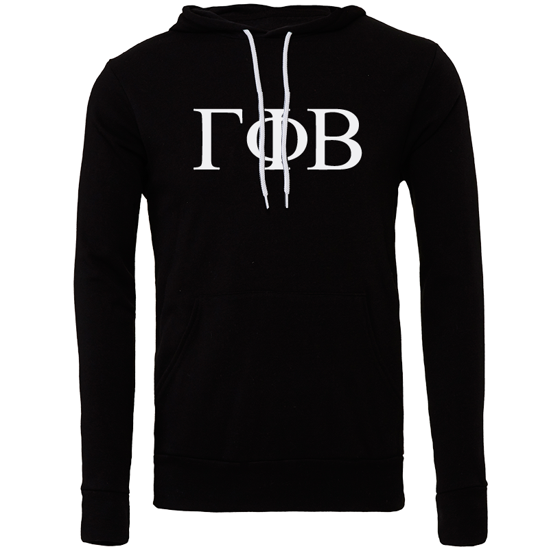 Gamma Phi Beta Lettered Hooded Sweatshirts