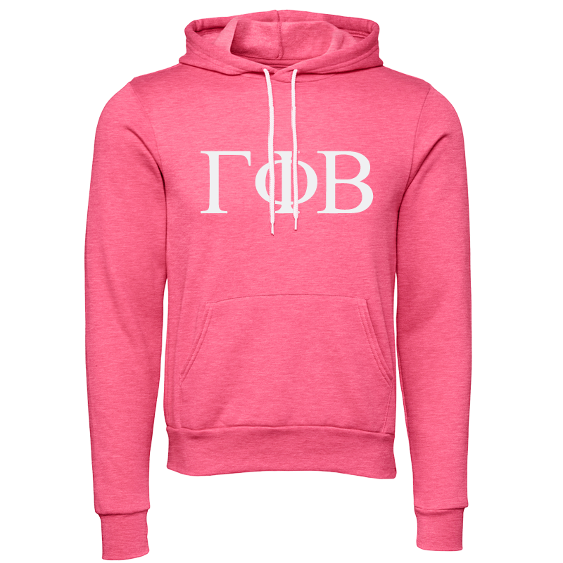 Gamma Phi Beta Lettered Hooded Sweatshirts