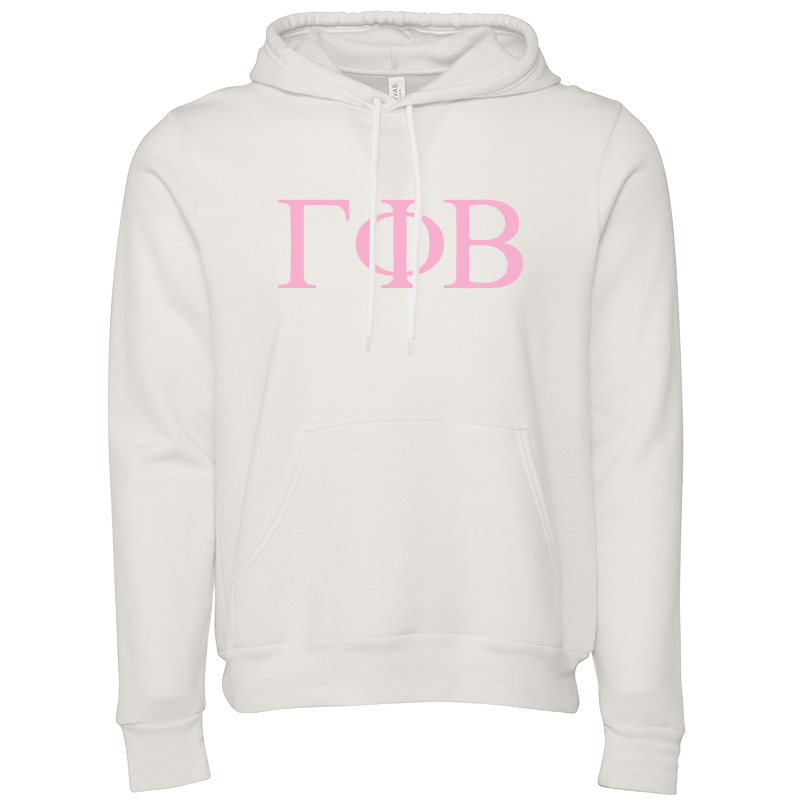 Gamma Phi Beta Lettered Hooded Sweatshirts