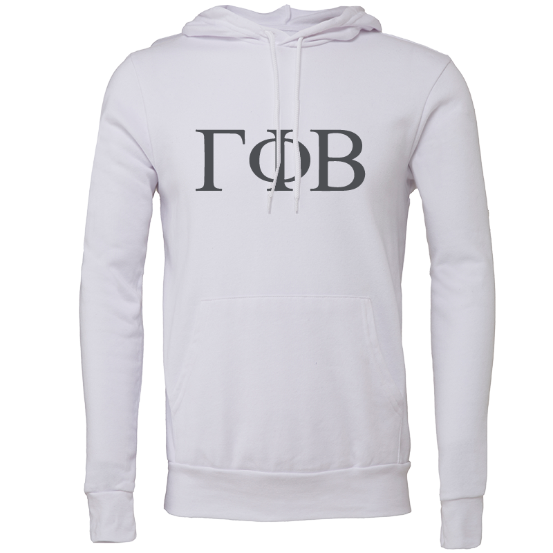 Gamma Phi Beta Lettered Hooded Sweatshirts