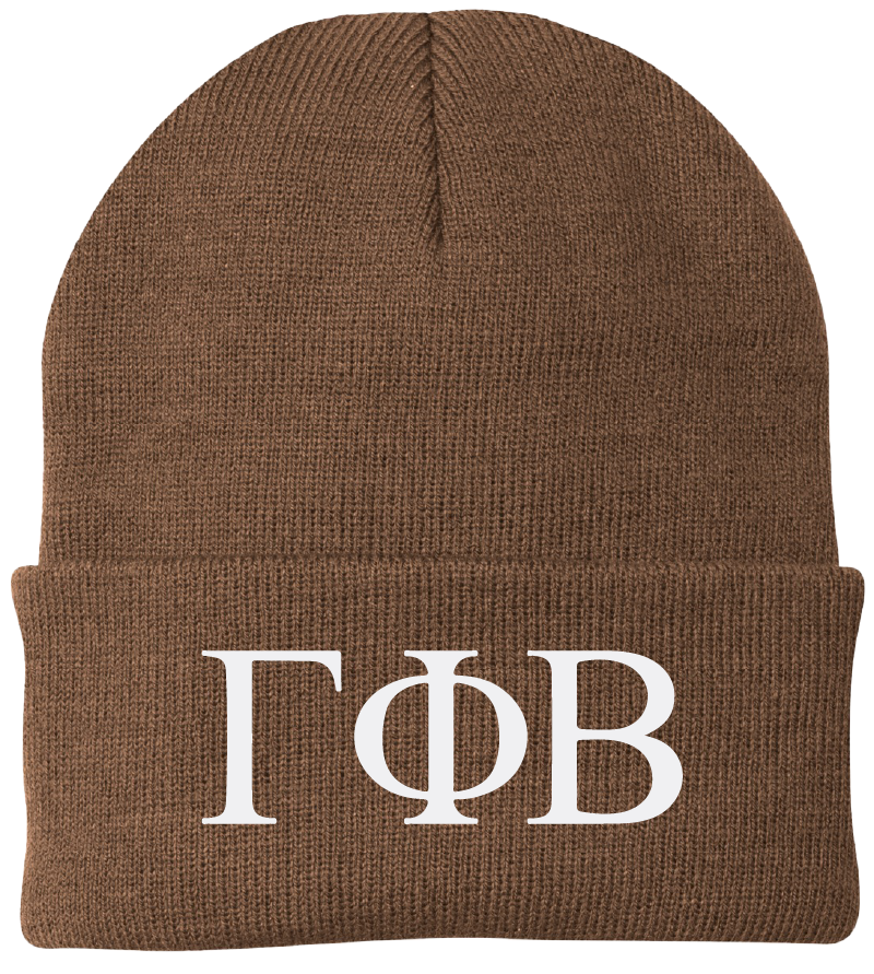Gamma Phi Beta Lettered Beanies