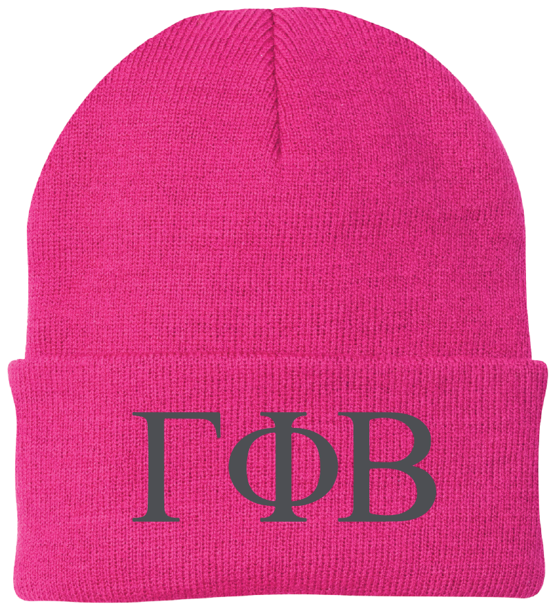 Gamma Phi Beta Lettered Beanies