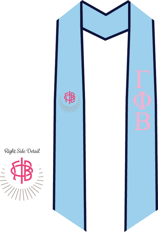 Gamma Phi Beta Graduation Stoles