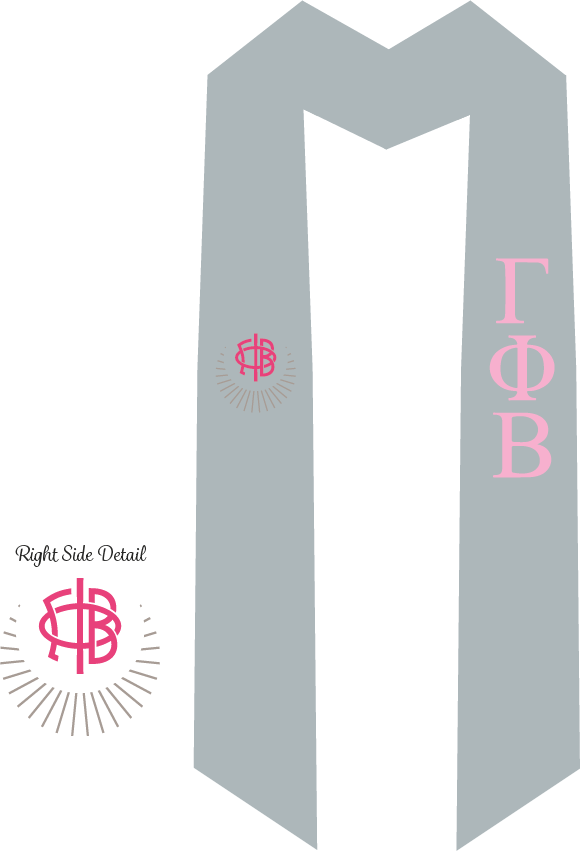 Gamma Phi Beta Graduation Stoles