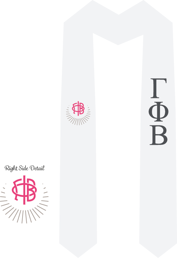 Gamma Phi Beta Graduation Stoles