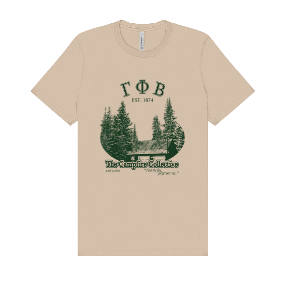 Gamma Phi Beta Forest Graphic T-Shirt