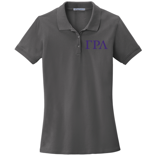 Gamma Rho Lambda Ladies' Embroidered Polo Shirt