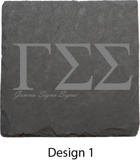 Gamma Sigma Sigma Stone Coasters - 4-Pack