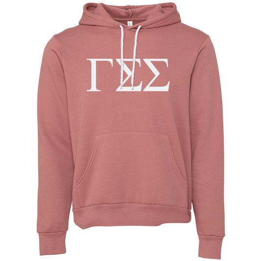 Gamma Sigma Sigma Embroidered Lettered Hooded Sweatshirts