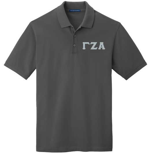 Gamma Zeta Alpha Men's Embroidered Polo Shirt