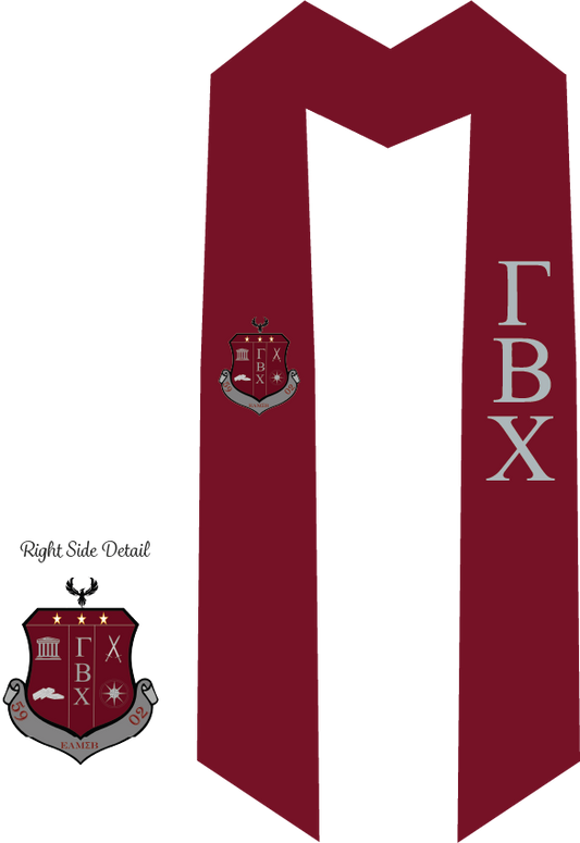 Gamma Beta Chi Graduation Stoles
