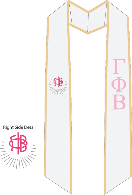 Gamma Phi Beta Graduation Stoles