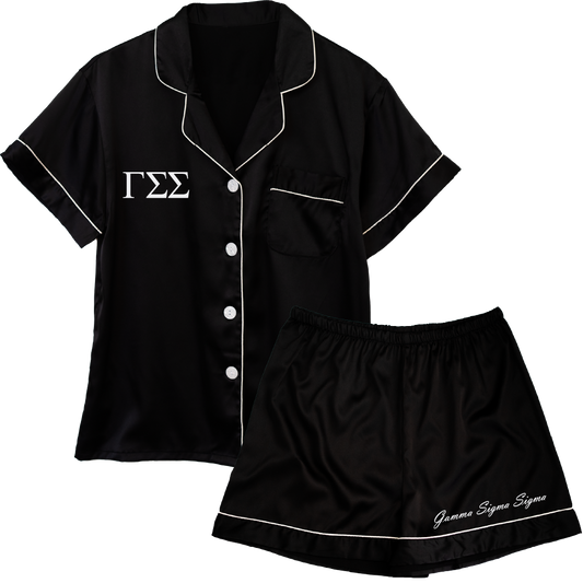 Gamma Sigma Sigma Embroidered Ladies' Pajama Sets