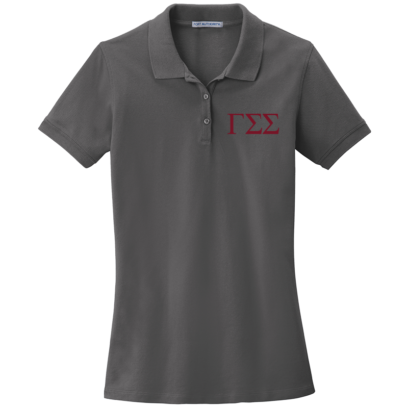 Gamma Sigma Sigma Ladies' Embroidered Polo Shirt
