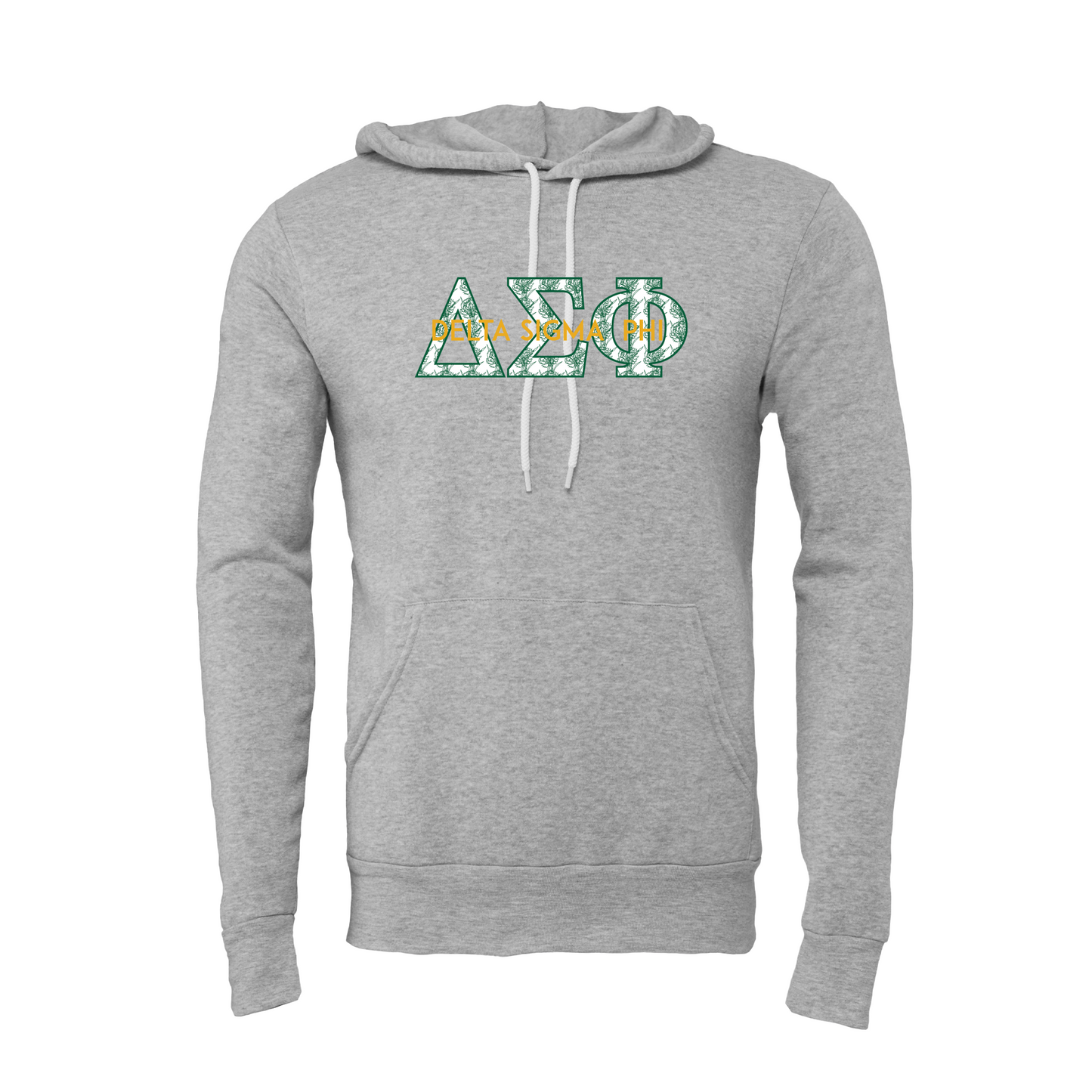 Delta Sigma Phi Applique Letters Hooded Sweatshirt
