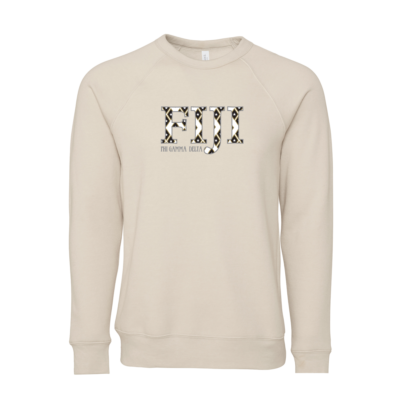 Phi Gamma Delta Applique Letters Crewneck Sweatshirt