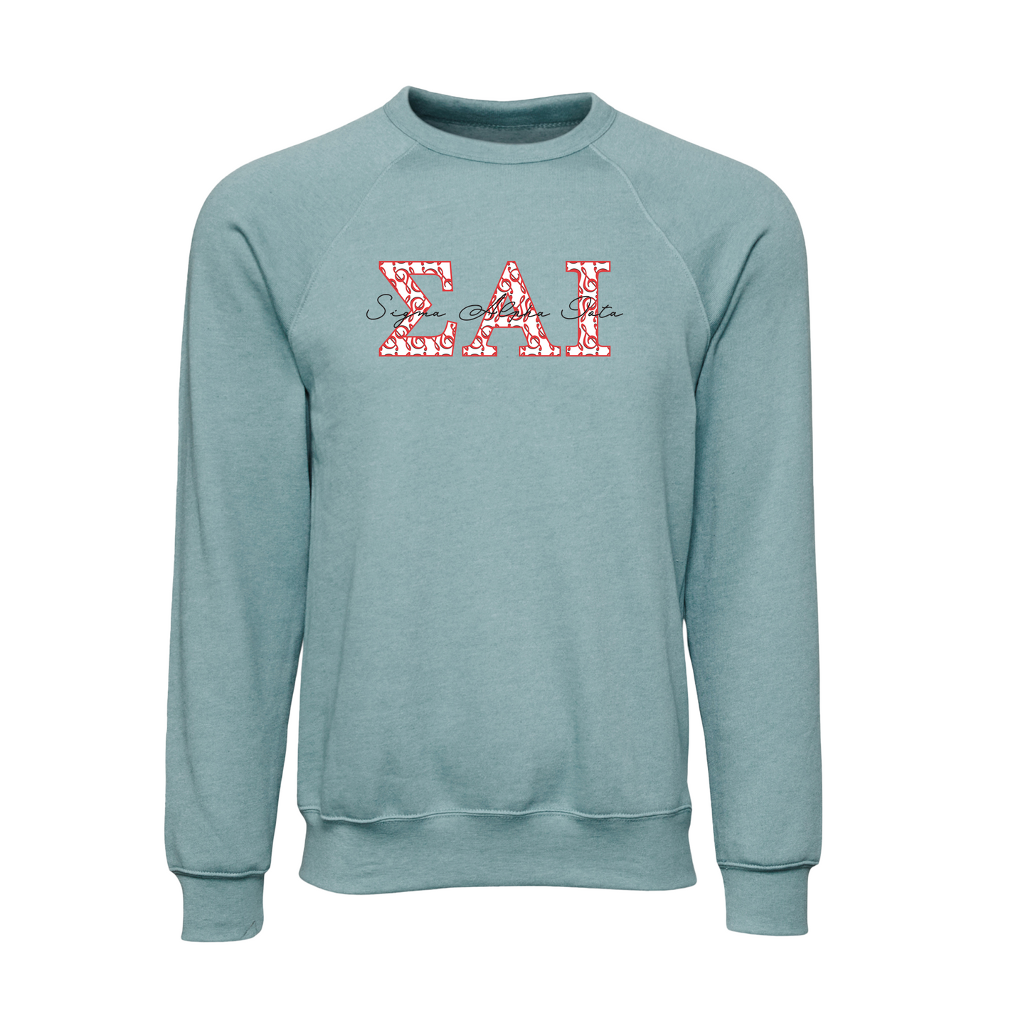 Sigma Alpha Iota Applique Letters Crewneck Sweatshirt