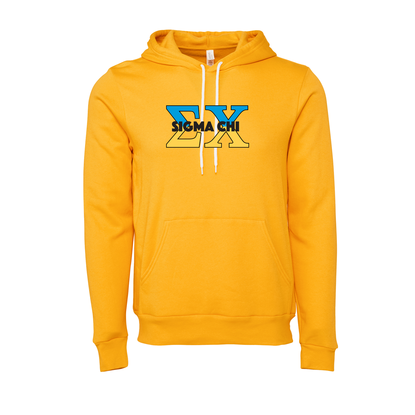 Sigma Chi Applique Letters Hooded Sweatshirt