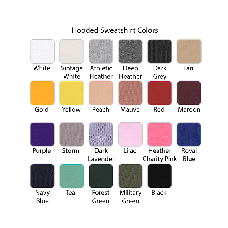 Sigma Pi Lettered Hooded Sweatshirts