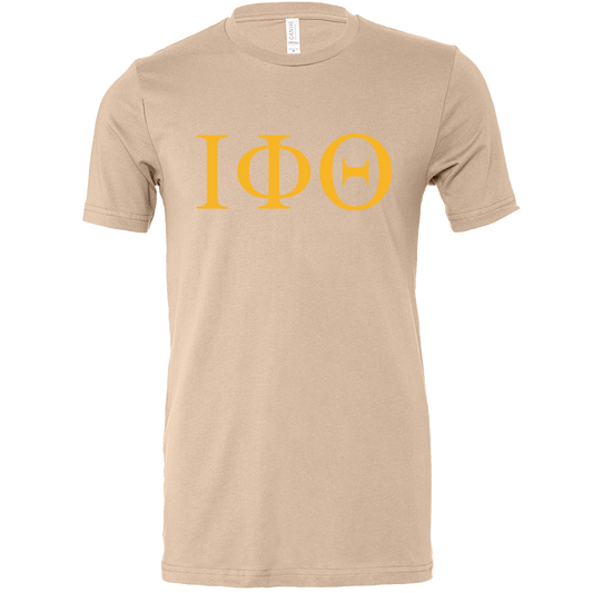Iota Phi Theta Lettered Short Sleeve T-Shirts