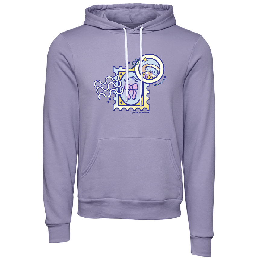 Postage Stamp Big/Little Hooded Sweatshirts
