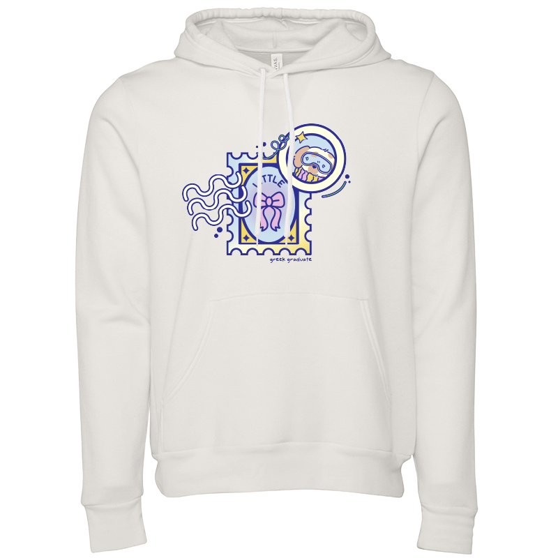 Postage Stamp Big/Little Hooded Sweatshirts