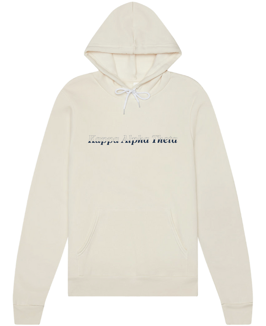 Kappa Alpha Theta Stitched Outline Hoodies