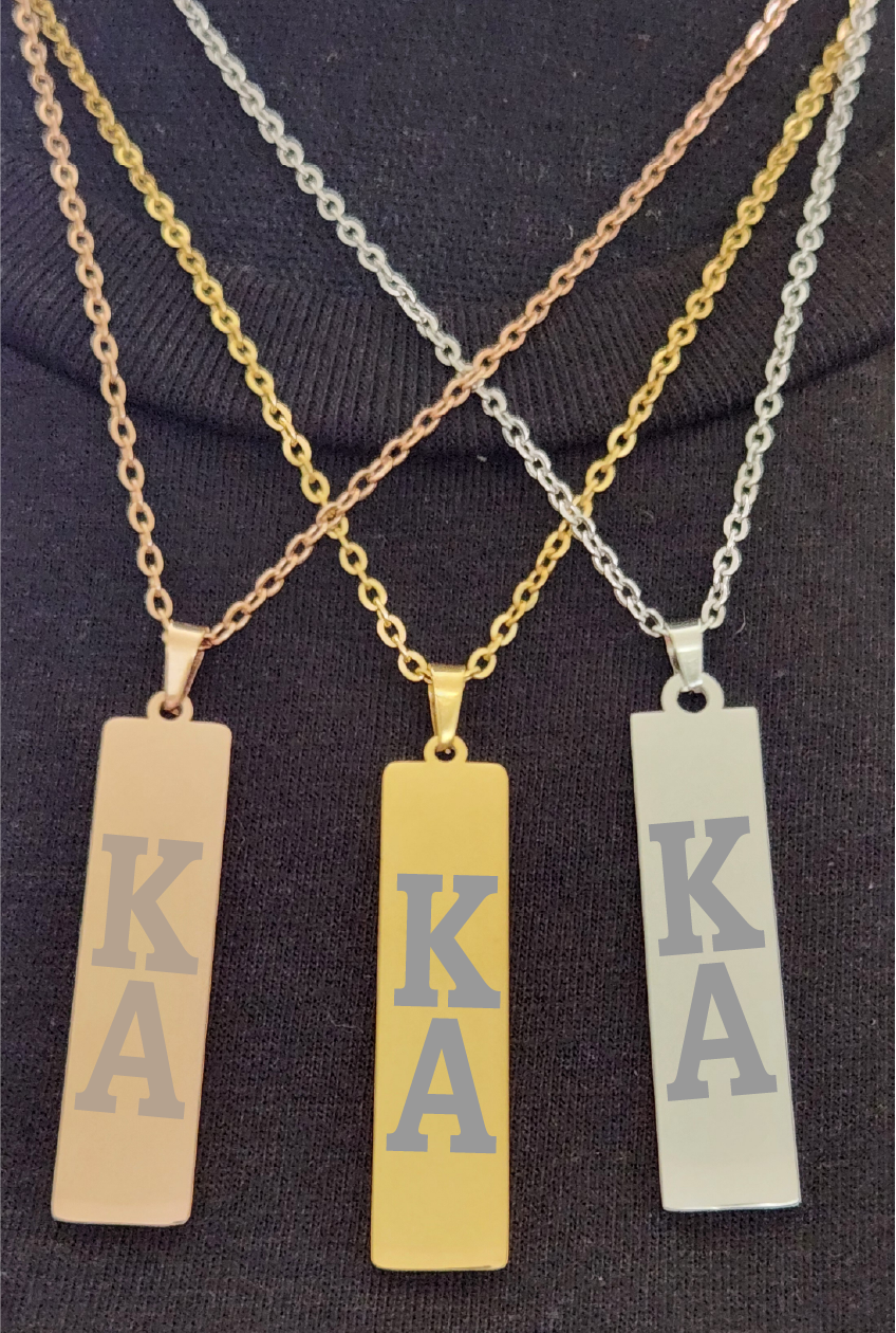 Kappa Alpha Lettered Necklaces