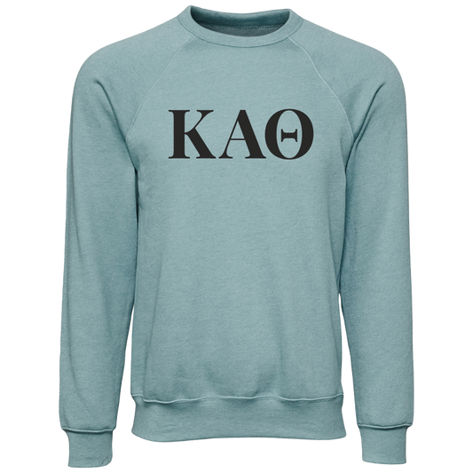 Kappa Alpha Theta Lettered Crewneck Sweatshirts