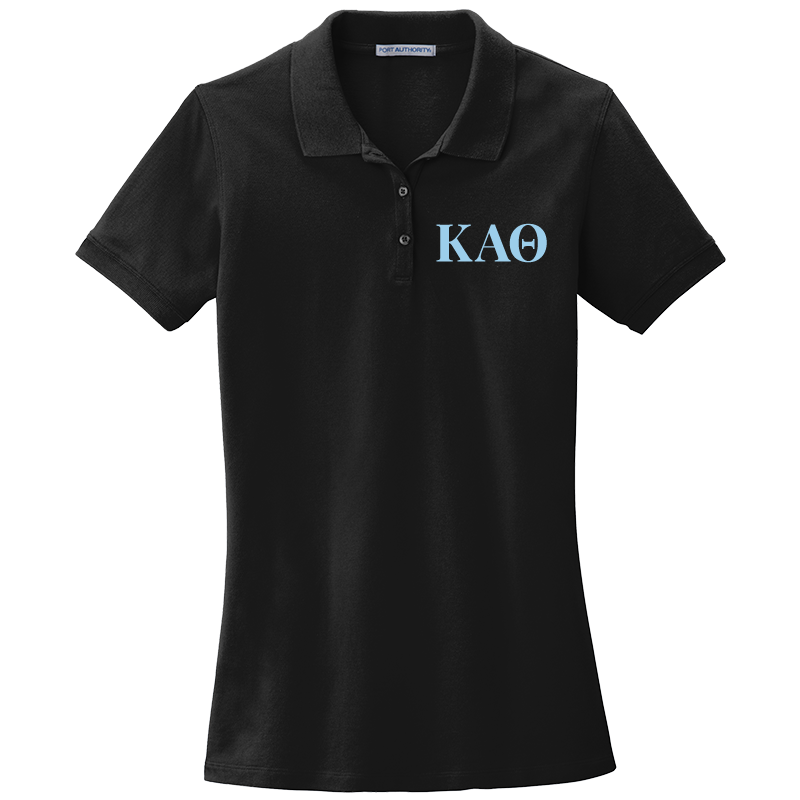 Kappa Alpha Theta Ladies' Embroidered Polo Shirt