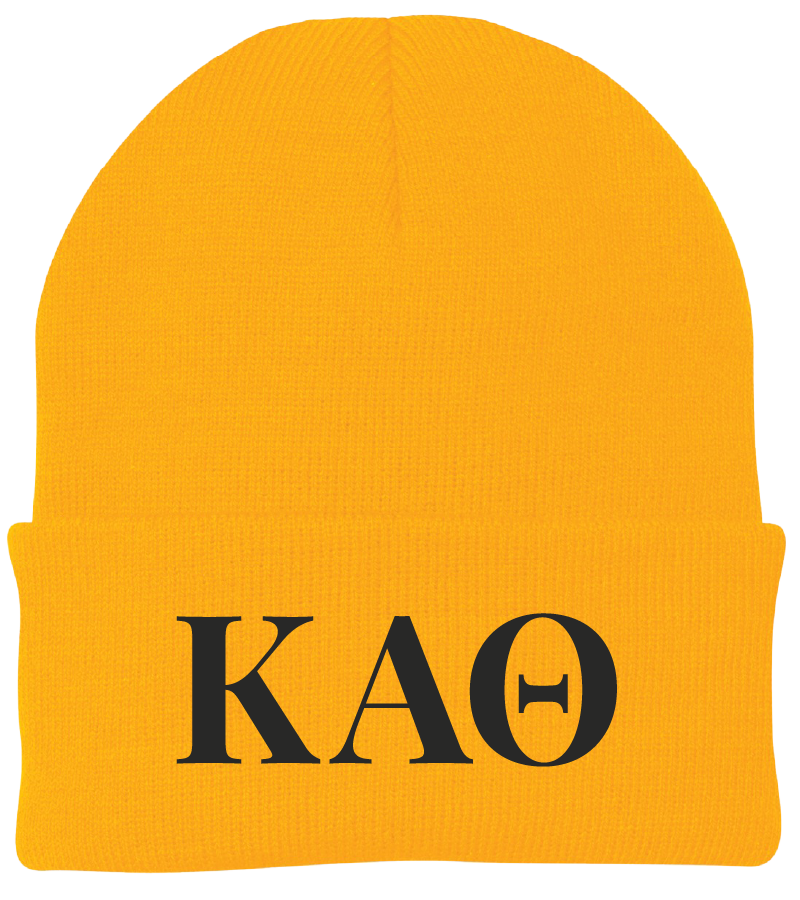 Kappa Alpha Theta Lettered Beanies