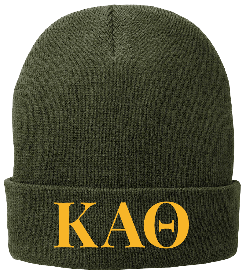 Kappa Alpha Theta Lettered Beanies