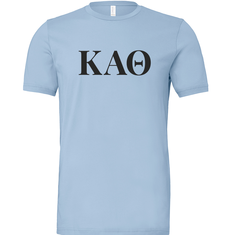 Kappa Alpha Theta Lettered Short Sleeve T-Shirts