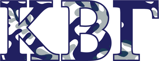 Kappa Beta Gamma Applique Letters Hooded Sweatshirt