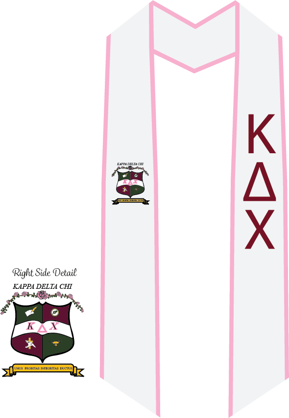 Kappa Delta Chi Graduation Stoles