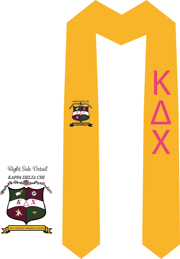 Kappa Delta Chi Graduation Stoles